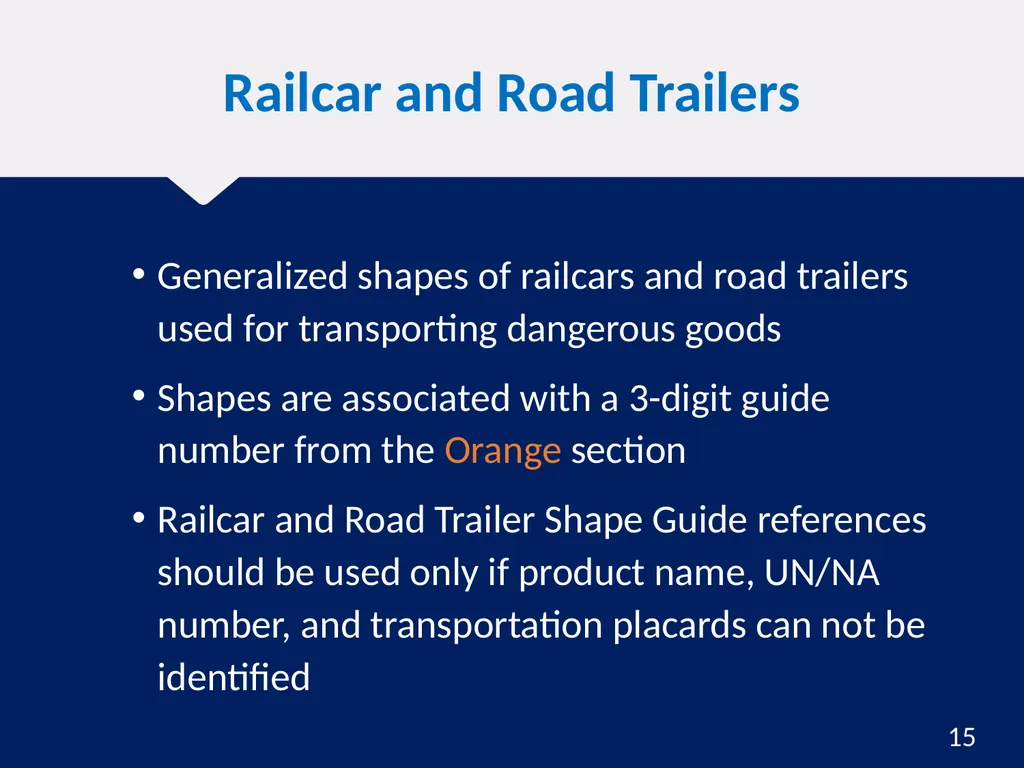 Hazardous Materials Safety & Security Awareness - slide 15 of 50
