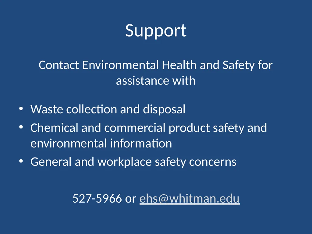 Waste Management Information Dangerous Waste - slide 15 of 17