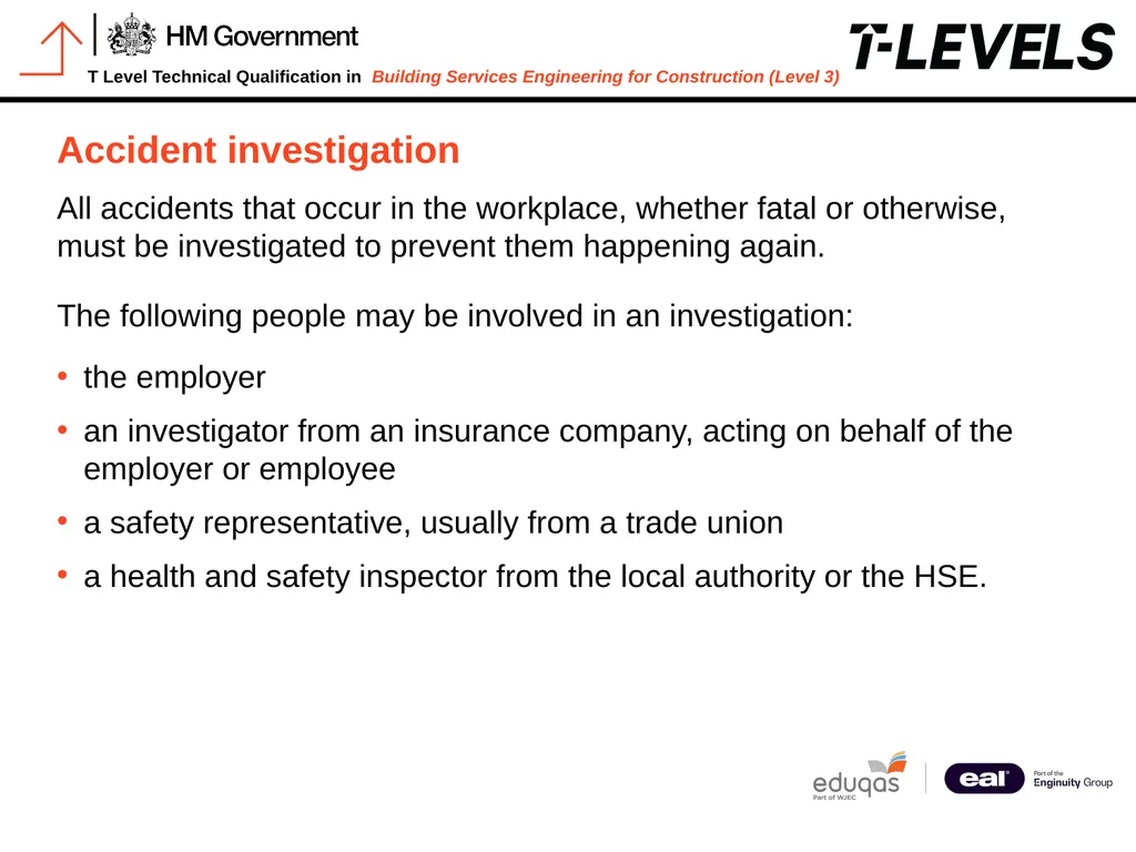 PowerPoint 10: Incidents and near misses - slide 6 of 12