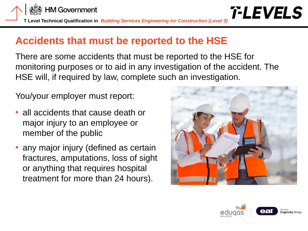 PowerPoint 10: Incidents and near misses - slide 5 of 12
