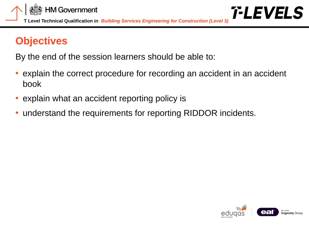 PowerPoint 10: Incidents and near misses - slide 2 of 12