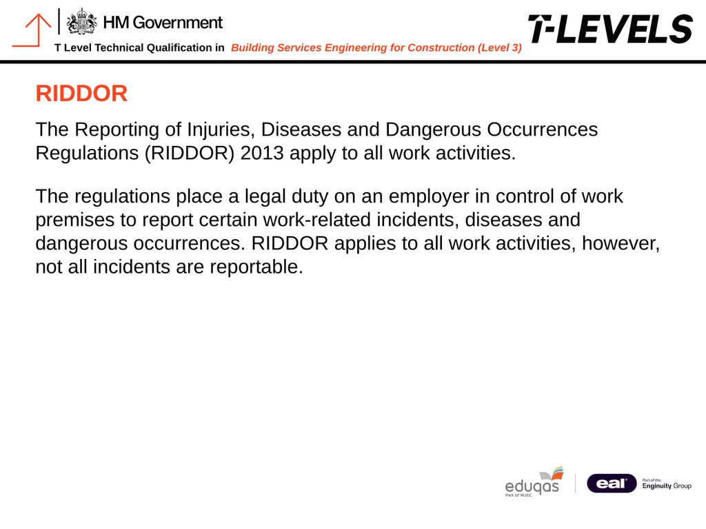 PowerPoint 10: Incidents and near misses - slide 7 of 12
