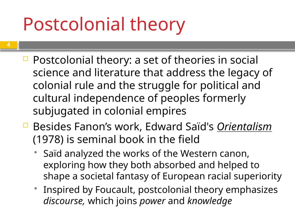 Franz Fanon The Wretched of the Earth “Concerning - slide 4 of 12