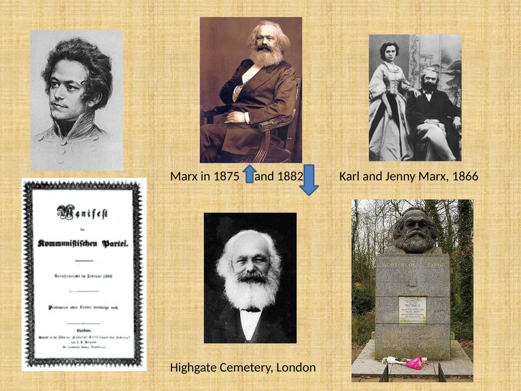 KARL HEINRICH MARX 1815-1883 Karl and Jenny Marx, - slide 2 of 13