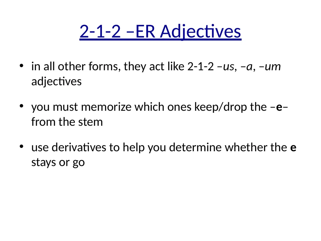 Jenney’s First Year Latin Lesson 8 Lesson 8 - slide 20 of 29