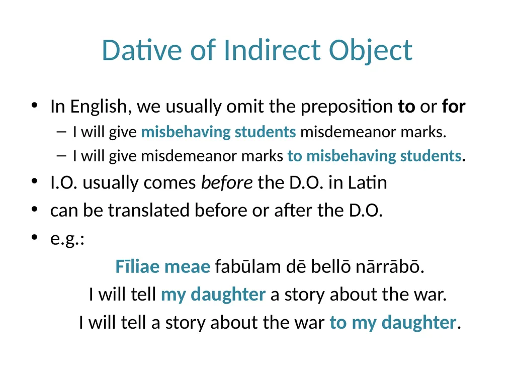 Jenney’s First Year Latin Lesson 8 Lesson 8 - slide 27 of 29