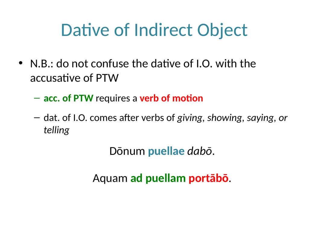 Jenney’s First Year Latin Lesson 8 Lesson 8 - slide 28 of 29