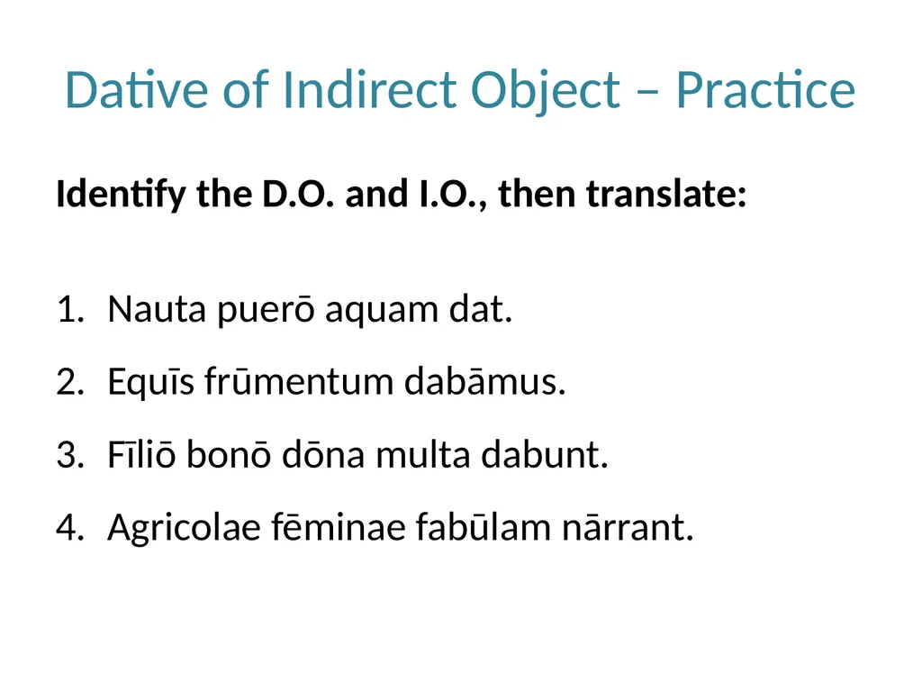 Jenney’s First Year Latin Lesson 8 Lesson 8 - slide 29 of 29