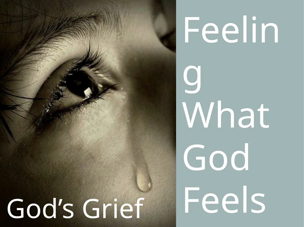 Feeling What God Feels God’s Grief God’s Grief in - slide 1 of 16