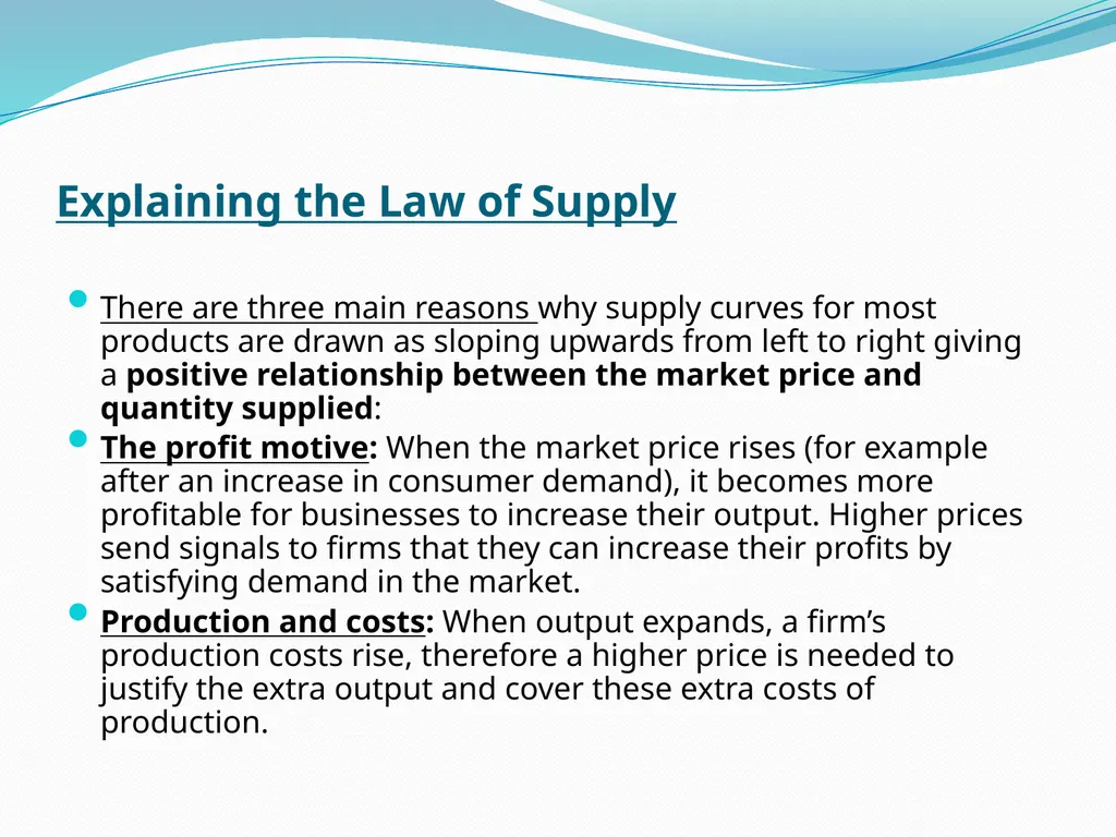 BUSINESS ECONOMICS UNIT 2 Demand - Meaning Demand - slide 29 of 50