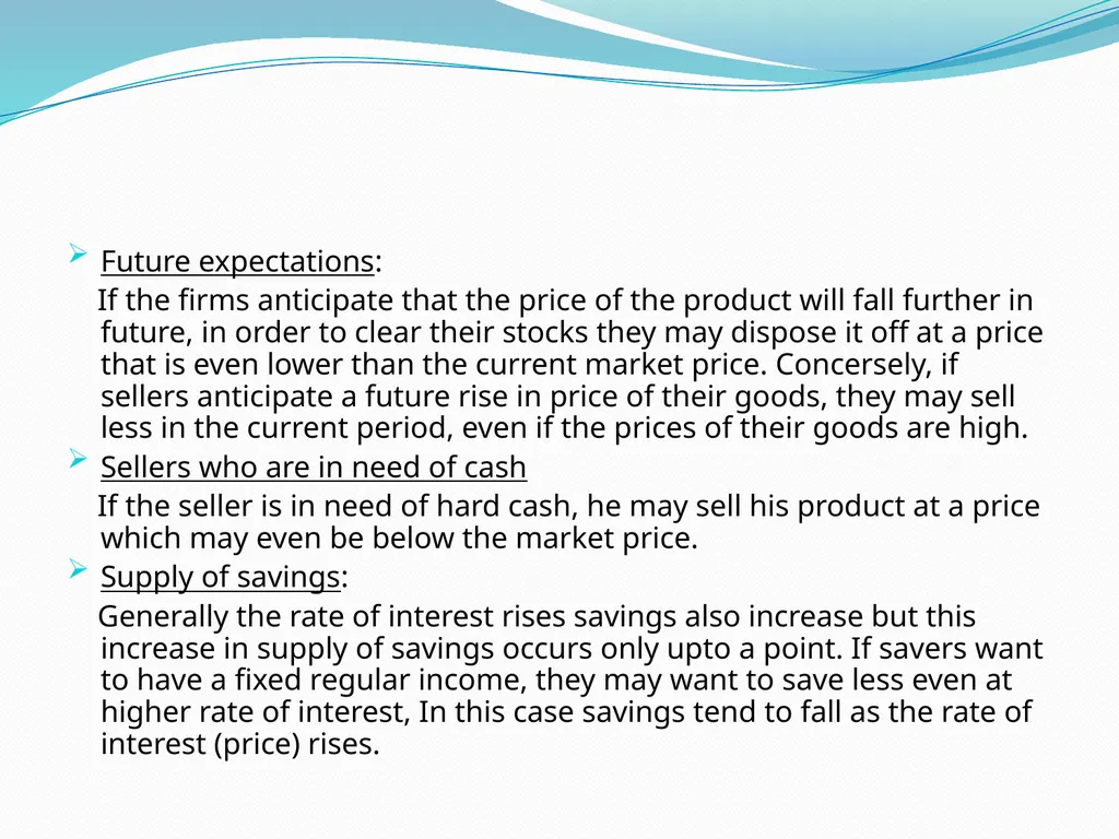 BUSINESS ECONOMICS UNIT 2 Demand - Meaning Demand - slide 38 of 50