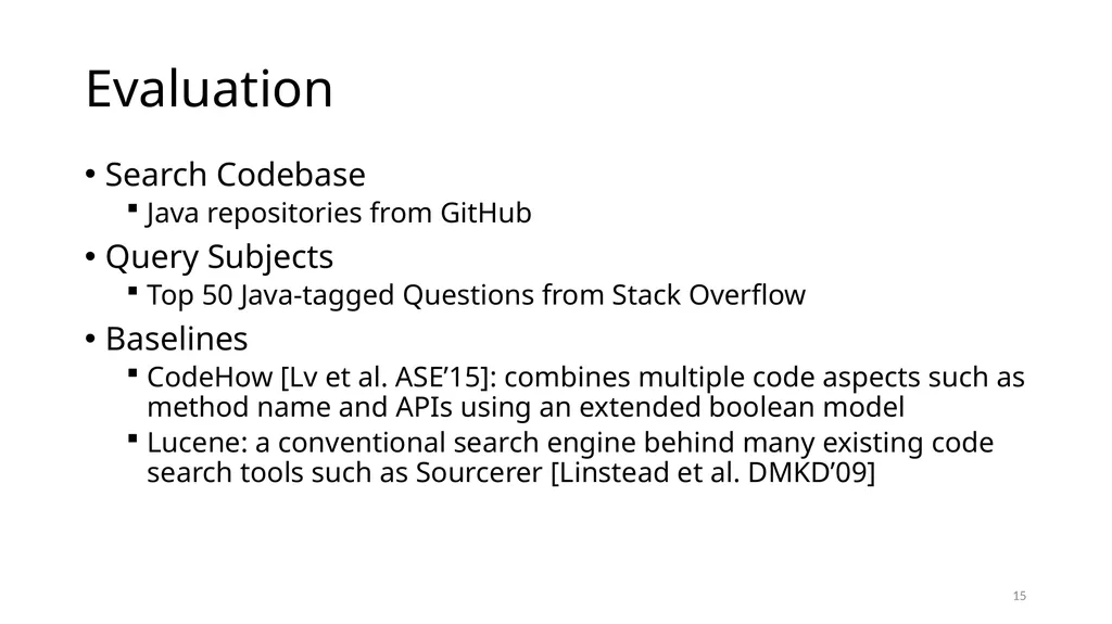 Deep Code Search Xiaodong Gu Hong Kong University - slide 15 of 21