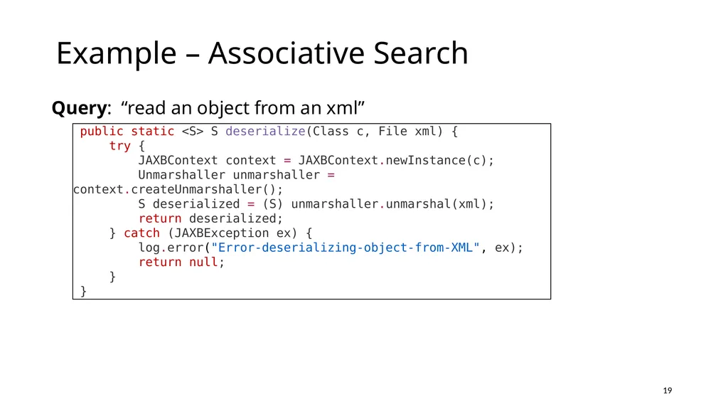 Deep Code Search Xiaodong Gu Hong Kong University - slide 19 of 21