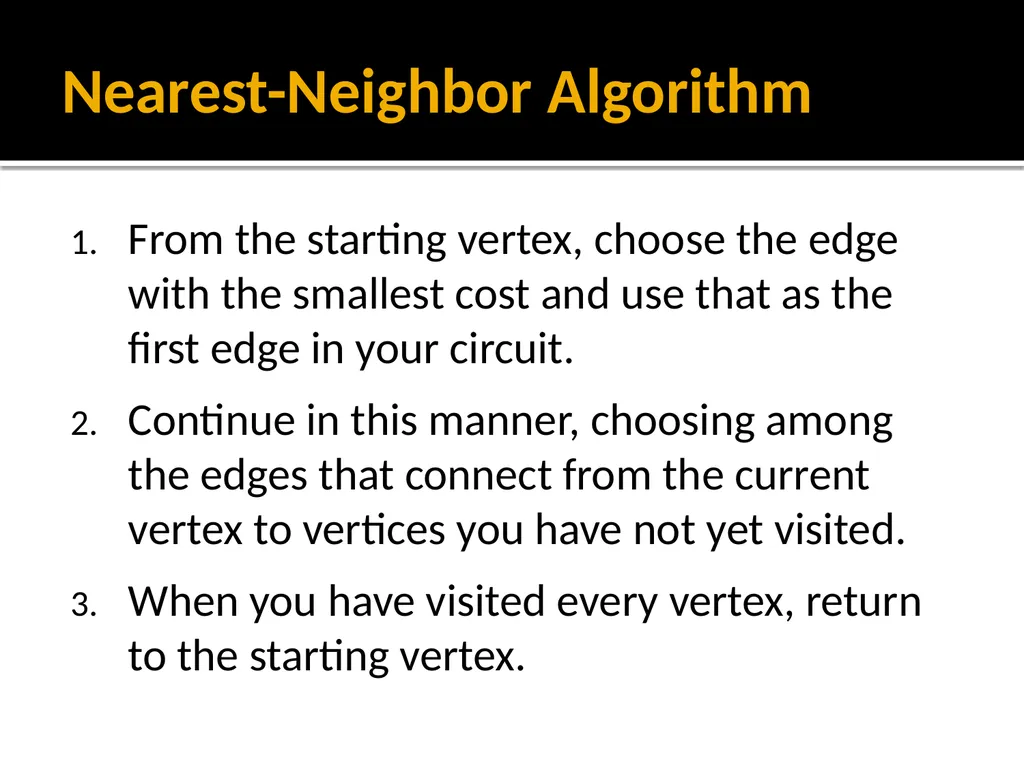 Section 1.5: Algorithms for Solving Graph Problems - slide 15 of 35
