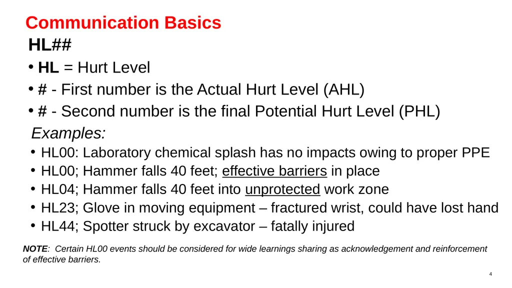 Nobody Gets Hurt: The Hurt Based Approach to - slide 4 of 10