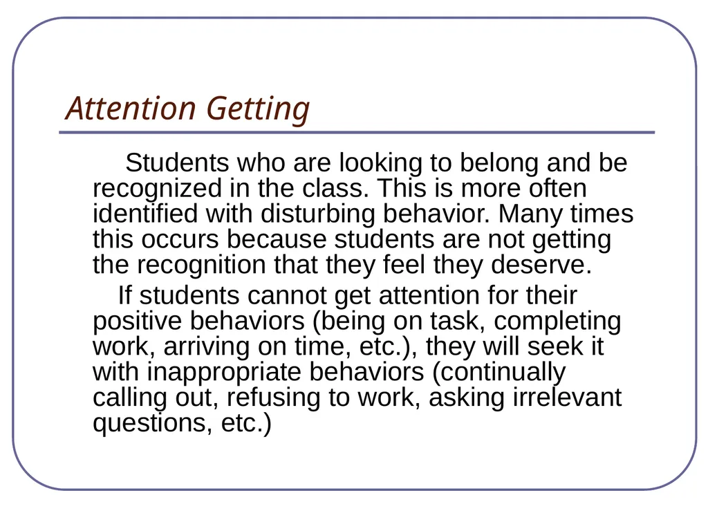 Classroom Management and Communication What - slide 4 of 17