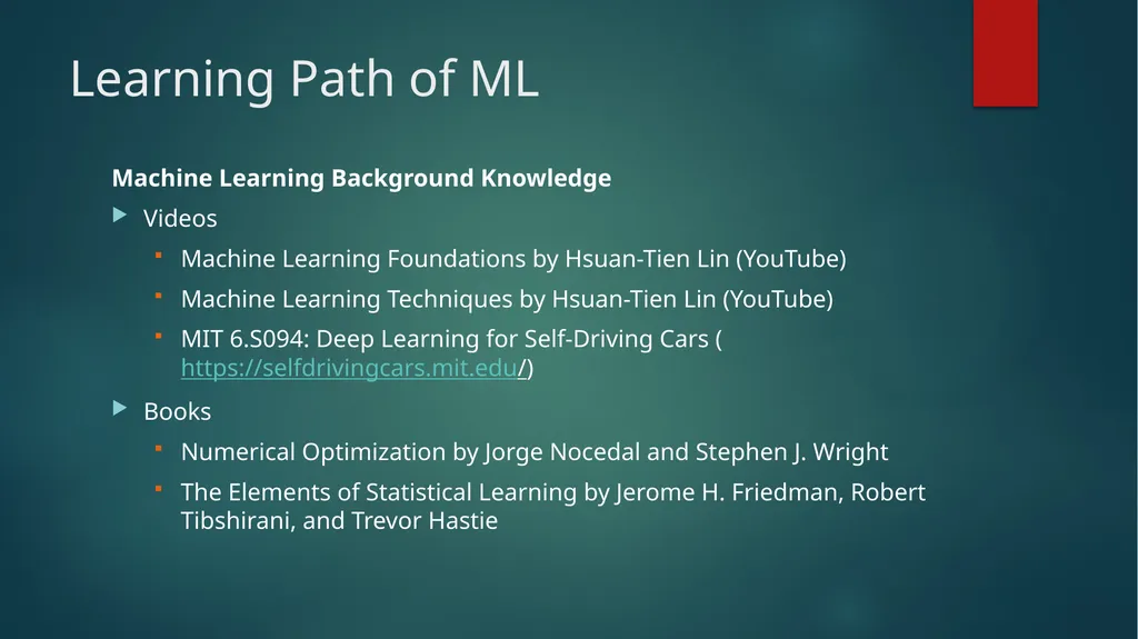 From PDE to Machine Learning; From Academia to - slide 5 of 12