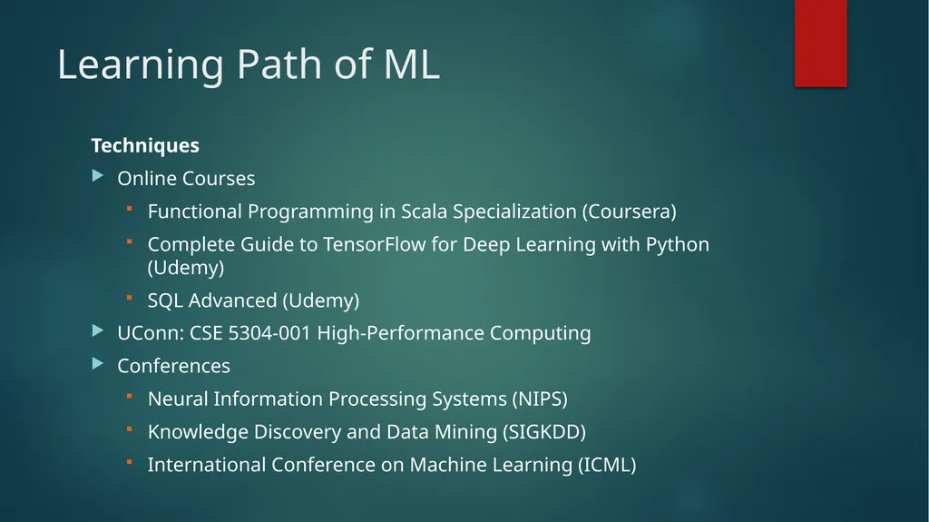 From PDE to Machine Learning; From Academia to - slide 6 of 12