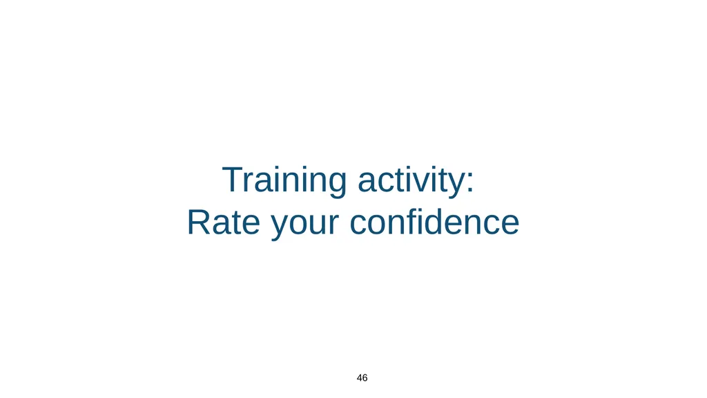 Training module Teaching mental wellbeing Part of: - slide 46 of 62
