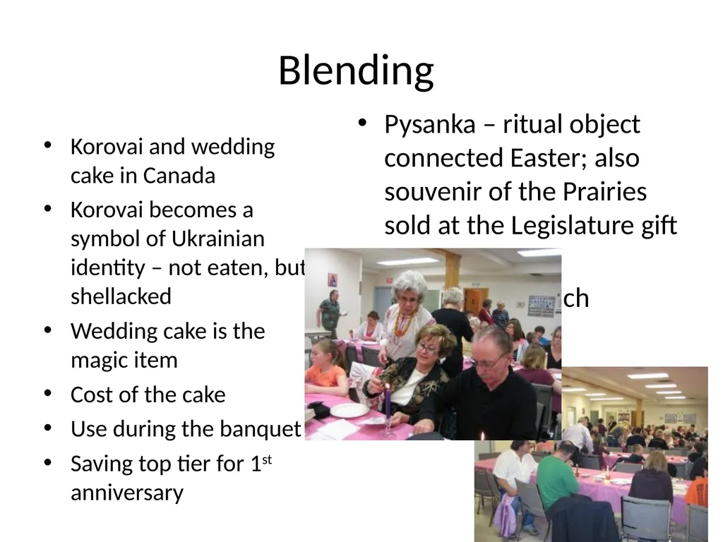 Rituals in the Ukrainian Diaspora: Problematizing - slide 25 of 32