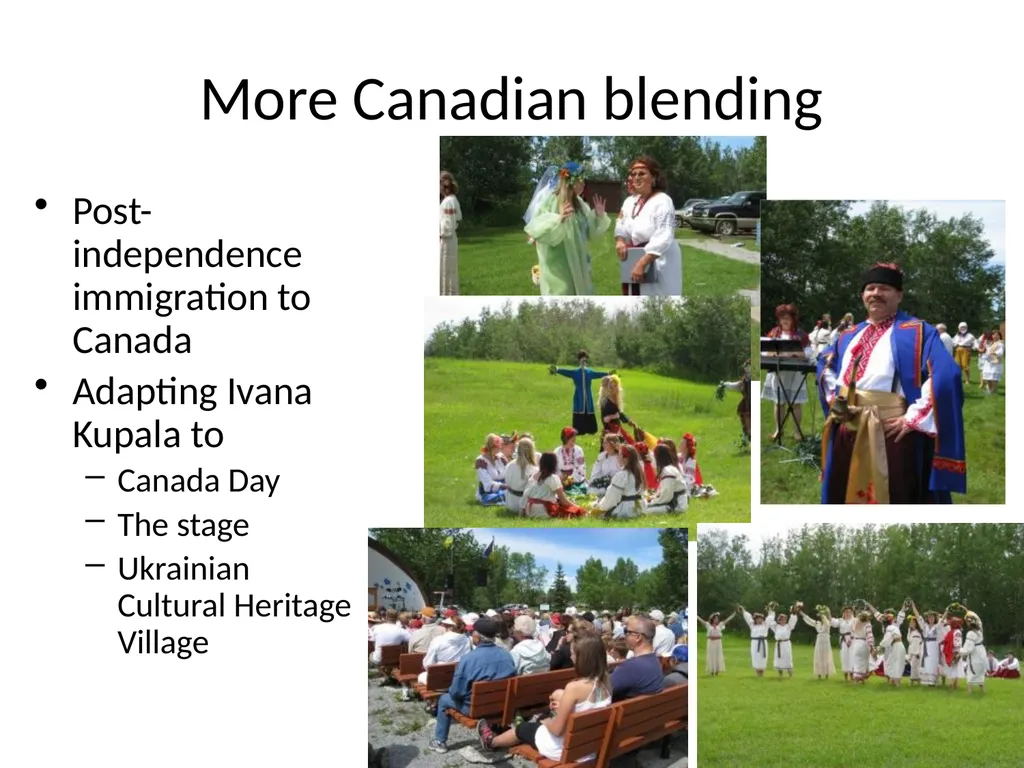 Rituals in the Ukrainian Diaspora: Problematizing - slide 27 of 32