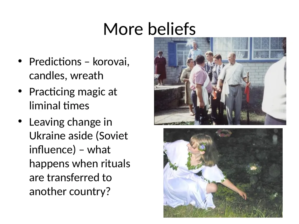 Rituals in the Ukrainian Diaspora: Problematizing - slide 3 of 32