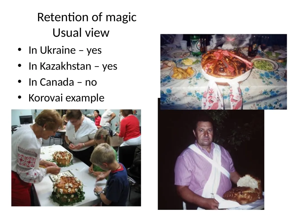 Rituals in the Ukrainian Diaspora: Problematizing - slide 11 of 32