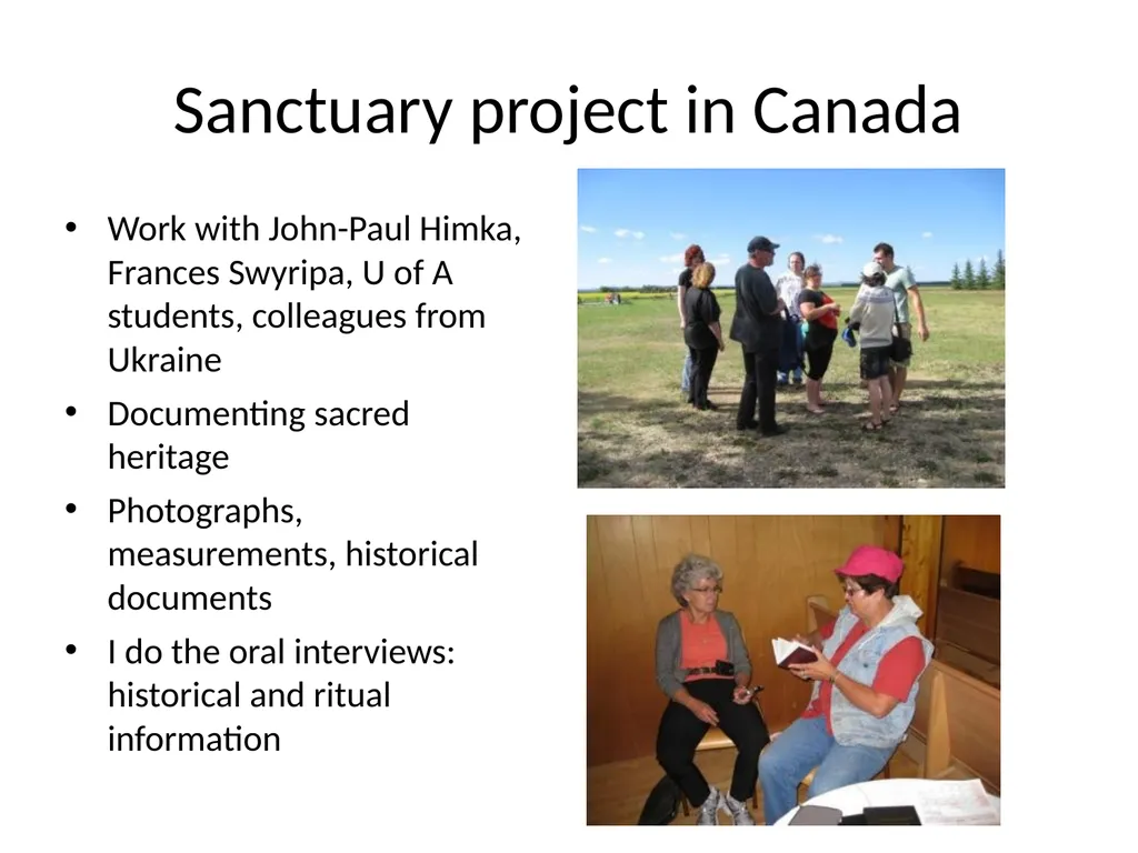 Rituals in the Ukrainian Diaspora: Problematizing - slide 4 of 32
