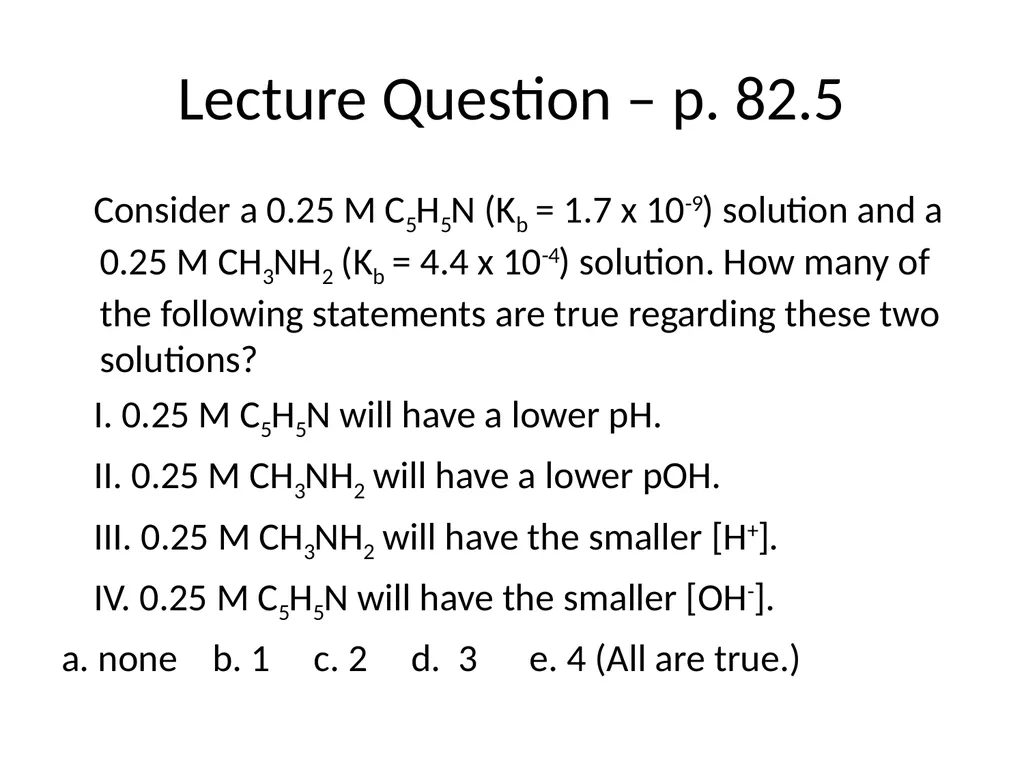 Lecture 2 Introduction to Acids and Bases Quiz - slide 38 of 45