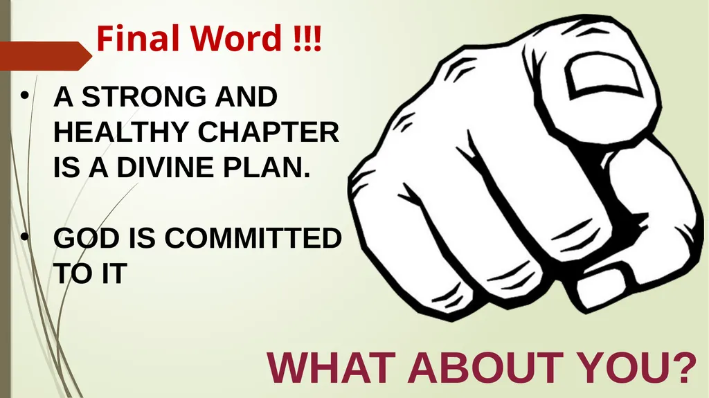 Reviving The Chapters & Advancing The Work - slide 22 of 23