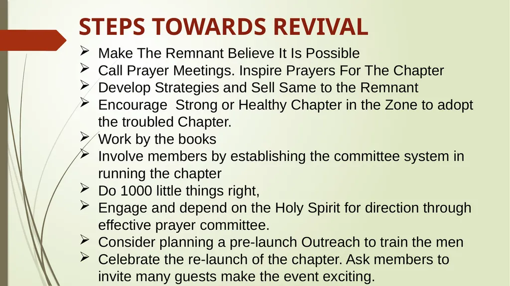 Reviving The Chapters & Advancing The Work - slide 14 of 23