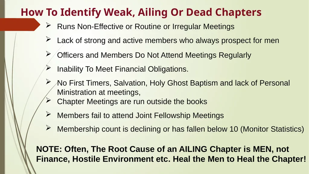 Reviving The Chapters & Advancing The Work - slide 10 of 23