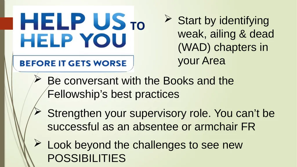 Reviving The Chapters & Advancing The Work - slide 9 of 23
