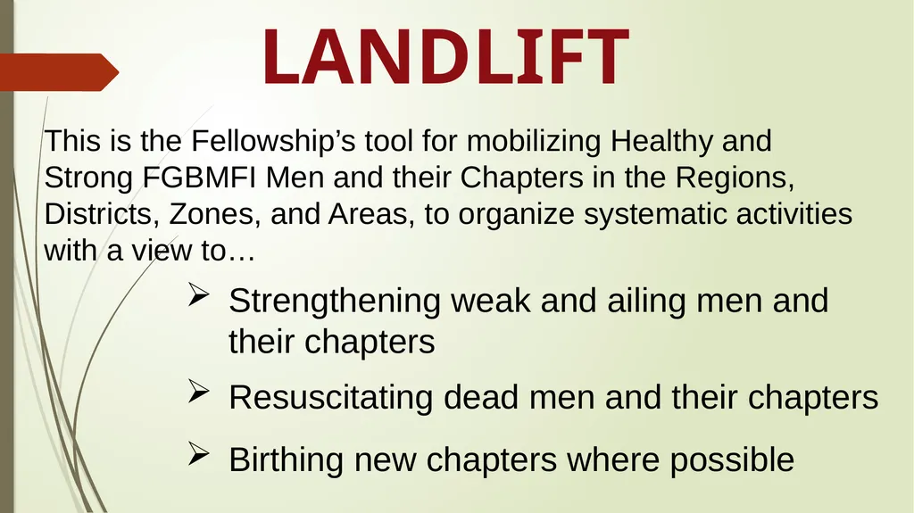 Reviving The Chapters & Advancing The Work - slide 5 of 23