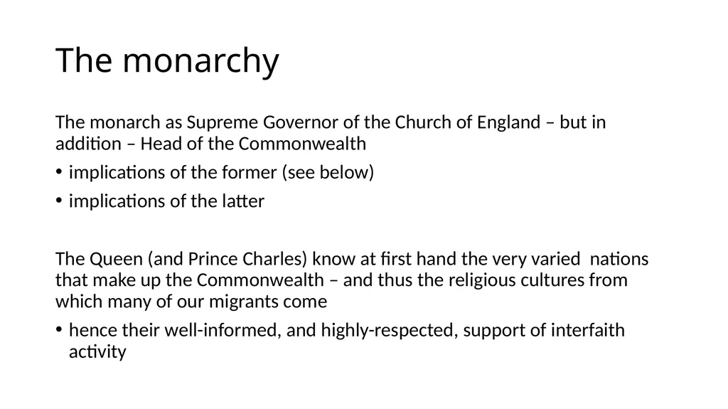 The Advantages of a Weak Established Church Grace - slide 16 of 26