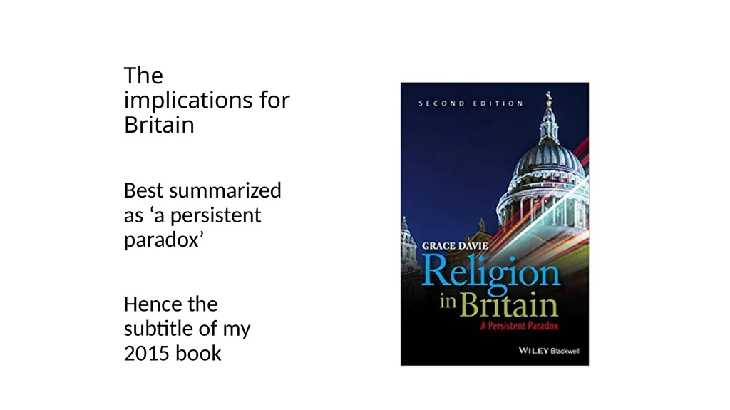 The Advantages of a Weak Established Church Grace - slide 7 of 26