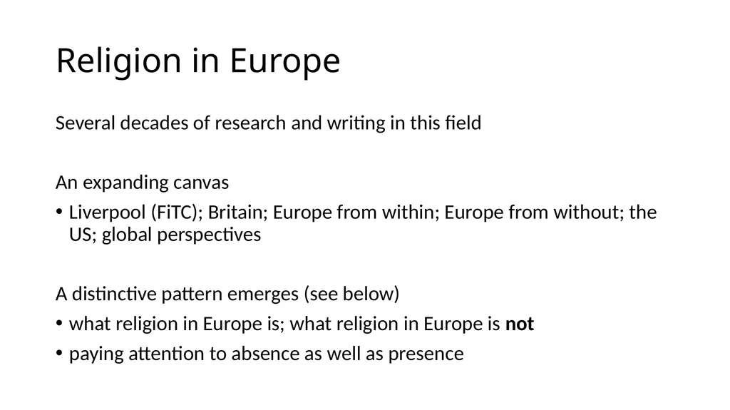 The Advantages of a Weak Established Church Grace - slide 3 of 26