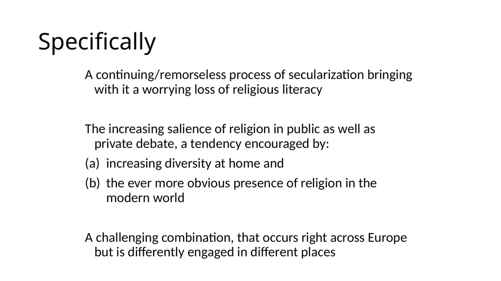 The Advantages of a Weak Established Church Grace - slide 8 of 26