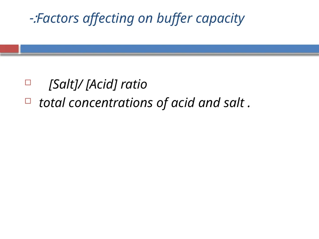 Buffer solutions Buffers: are compounds or - slide 17 of 21