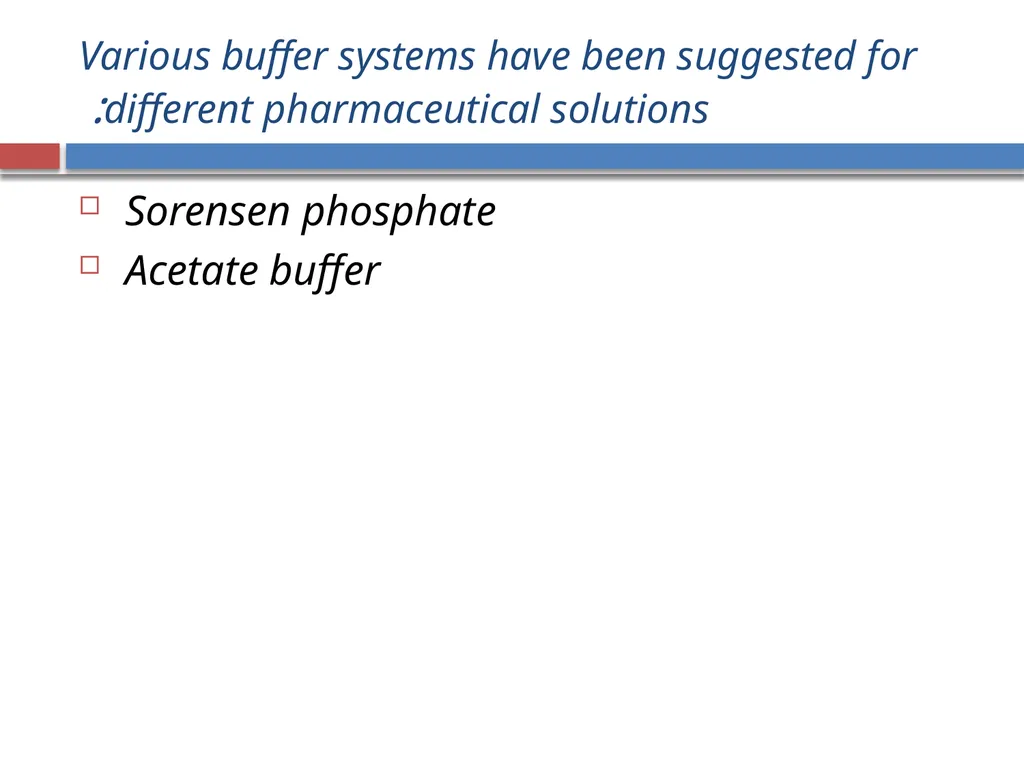 Buffer solutions Buffers: are compounds or - slide 18 of 21