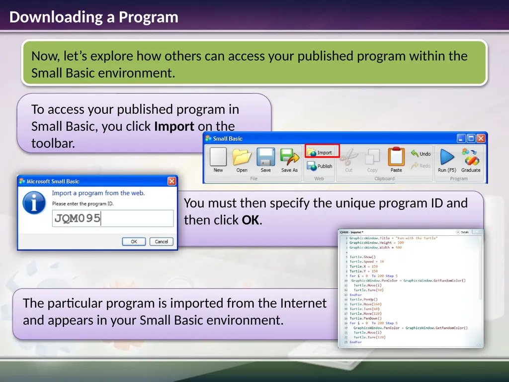 Sharing Code Estimated time to complete this - slide 5 of 10