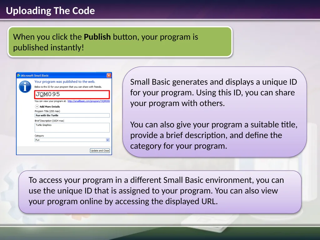 Sharing Code Estimated time to complete this - slide 4 of 10