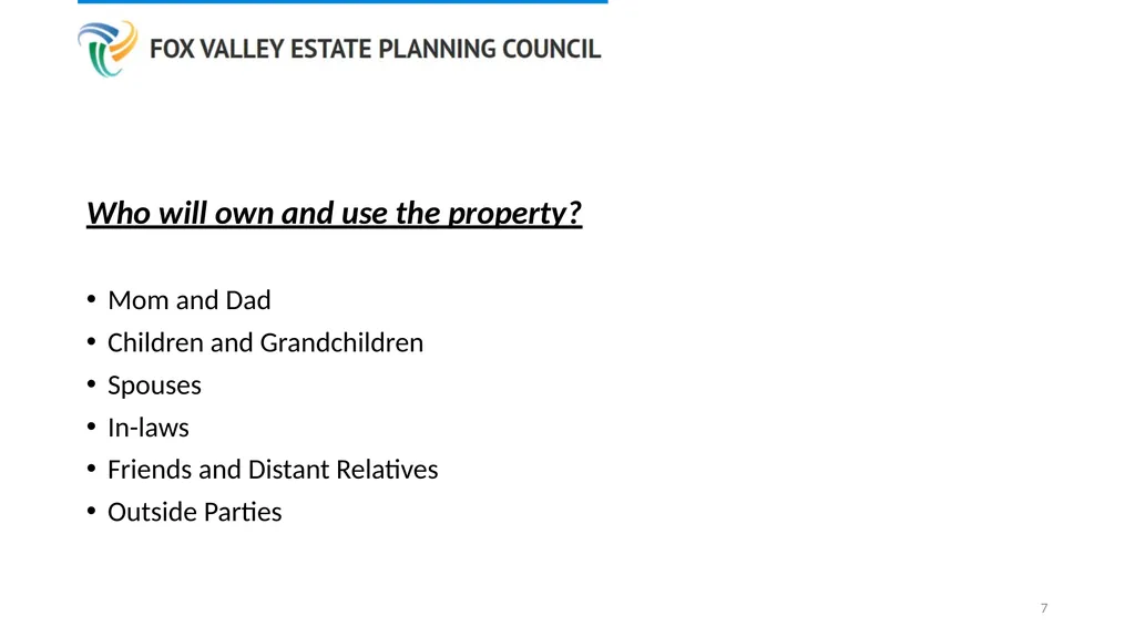 Protecting the Family Cottage for Future - slide 7 of 20