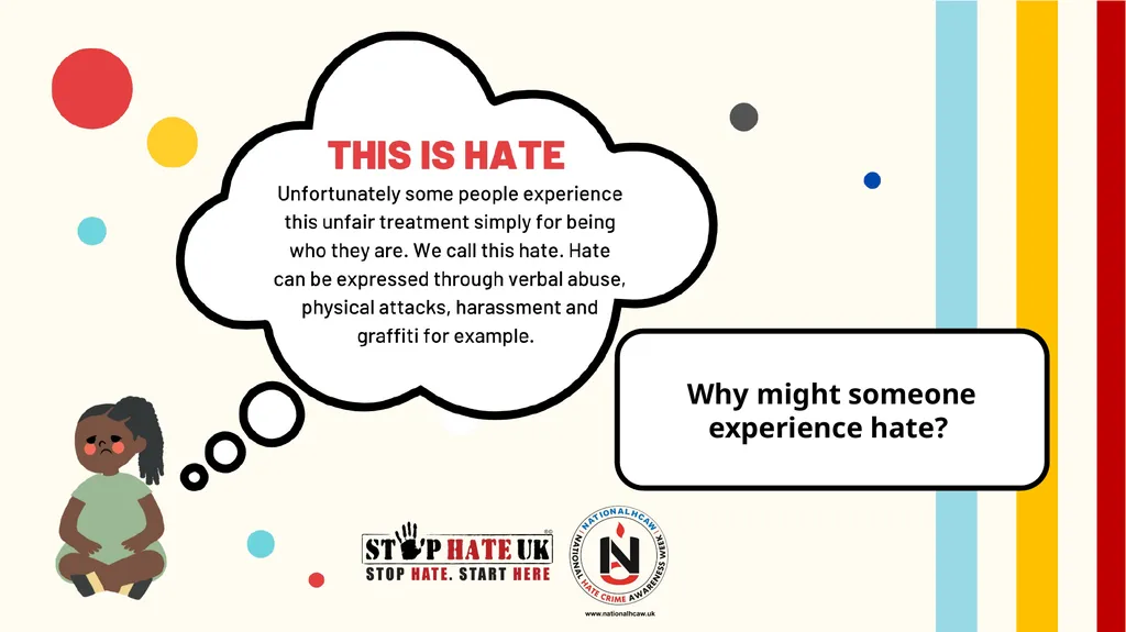 National Hate Crime Awareness Week Assembly 14th - - slide 3 of 8
