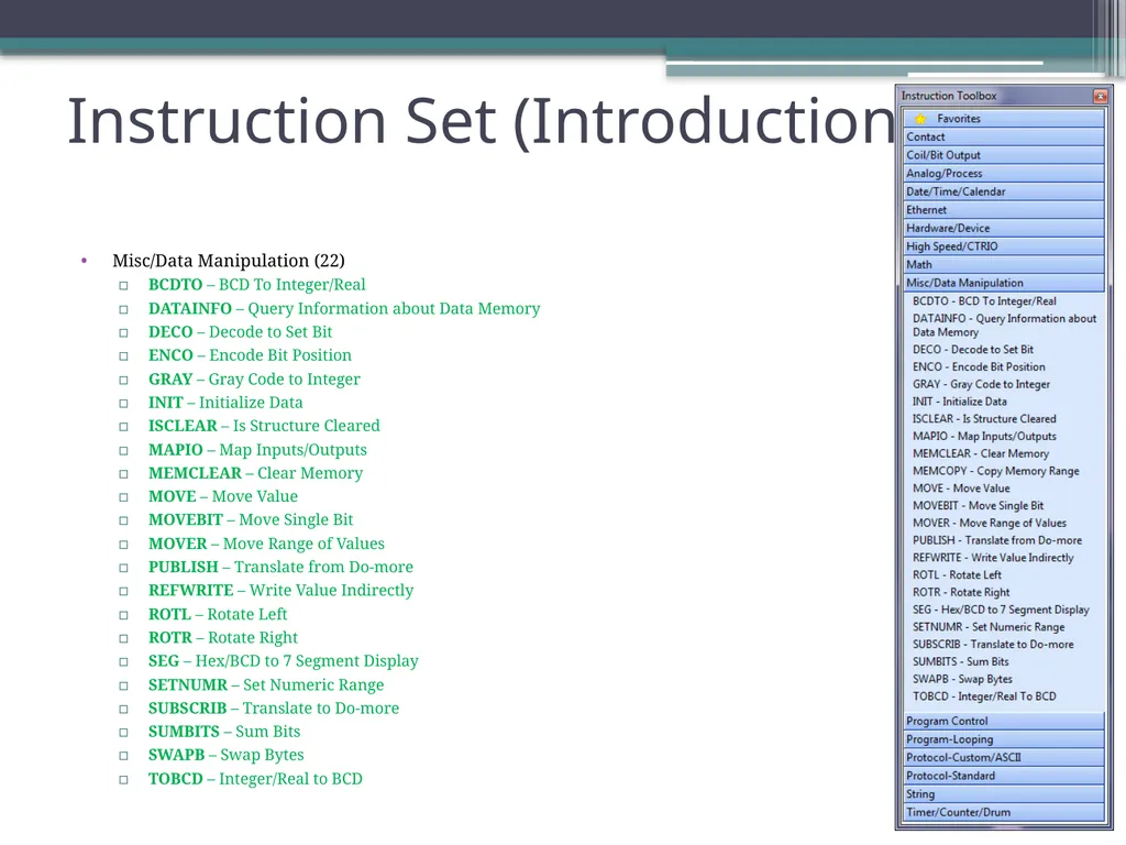 Do-more Technical Training Instruction Set - slide 13 of 19