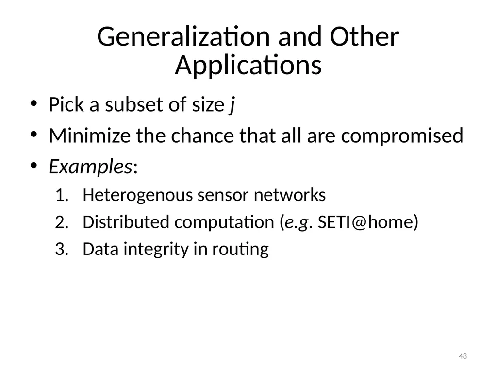 More Anonymous Onion Routing Through Trust Aaron - slide 48 of 49