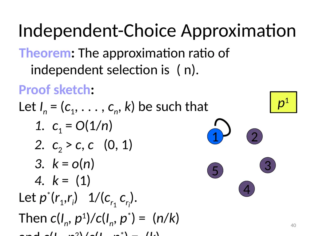 More Anonymous Onion Routing Through Trust Aaron - slide 40 of 49