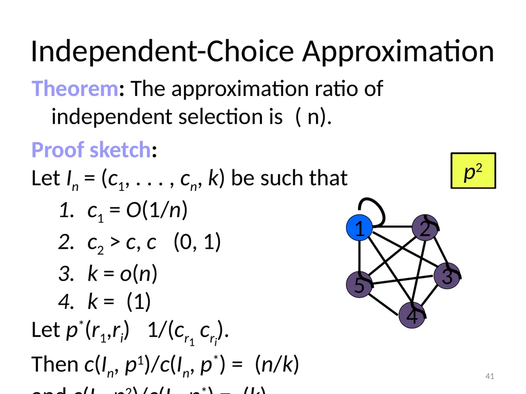 More Anonymous Onion Routing Through Trust Aaron - slide 41 of 49