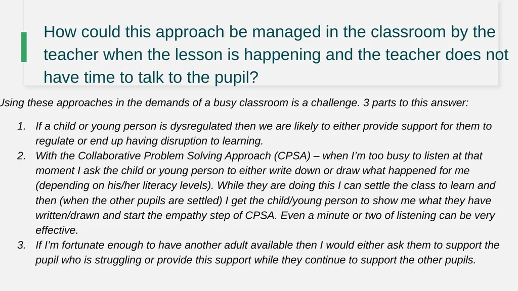 Returning to School and Making Use of - slide 22 of 24