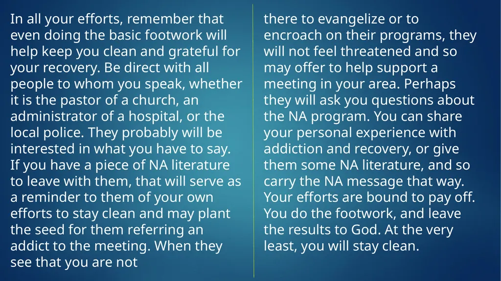 IP #21: The Loner—Staying Clean in Isolation Input - slide 16 of 23